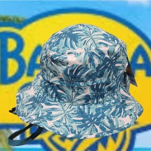 BANANA Boat | Unisex Sun Hat Blue Palms OS